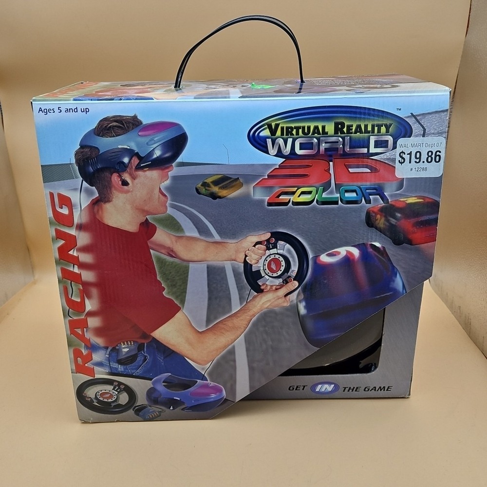 Vintage Manley Toy Quest Virtual Reality World 3D Color Racing Game 2000 NEW NOS